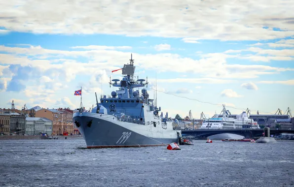 Парад, фрегат, вмф, сторожевой корабль, проект 11356, адмирал макаров
