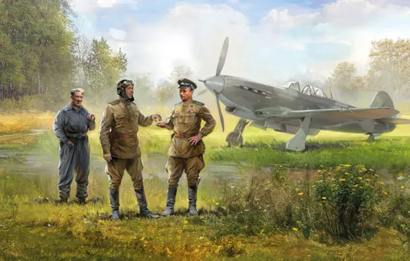 СССР, Як-9, ВВС РККА, Летчик