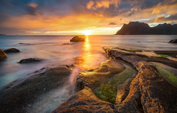 Картинка побережье, Норвегия, Lofoten