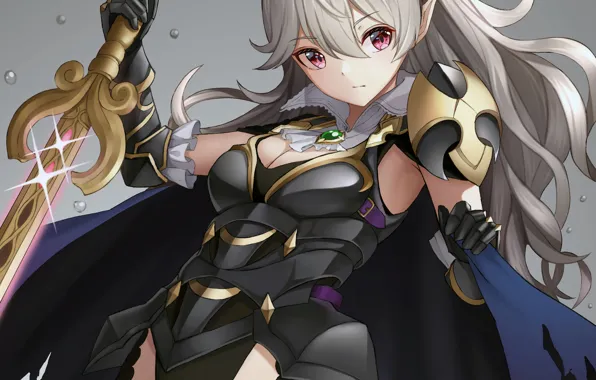 Girl, fantasy, sexy, cleavage, long hair, boobs, anime, beautiful