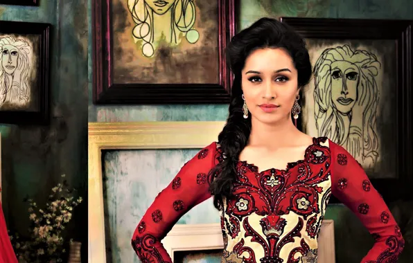Dress, cute, indian, brunnet, desi, shraddha Kapoor, kapoor