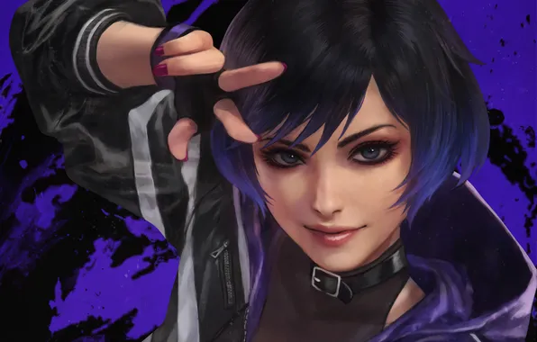 Girl, character, anime, Reina, game art, Tekken 8, The fighter, monorirogue
