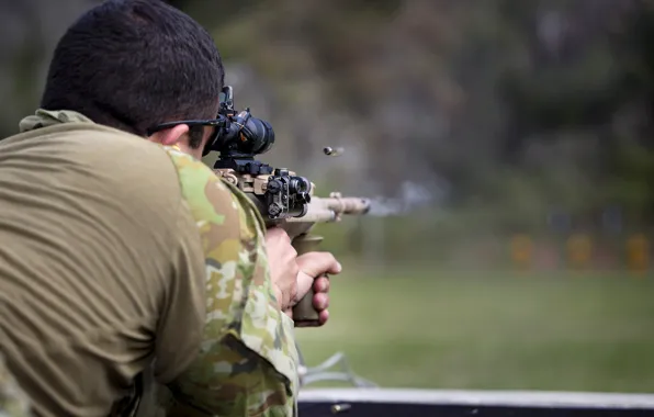 Картинка выстрел, солдат, Australian Army
