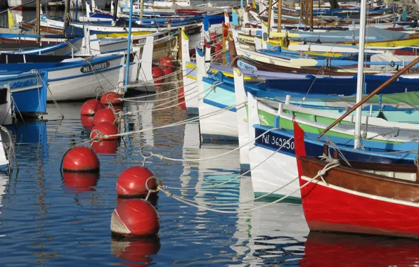Море, Франция, лодки, порт, гавань, Ница