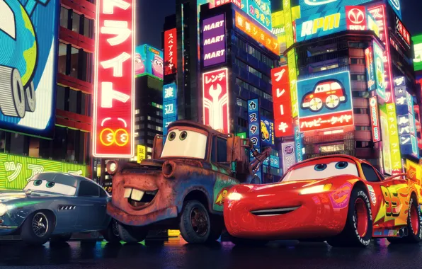 Картинка мультфильм, Pixar, Тачки 2, Cars 2, Walt Disney