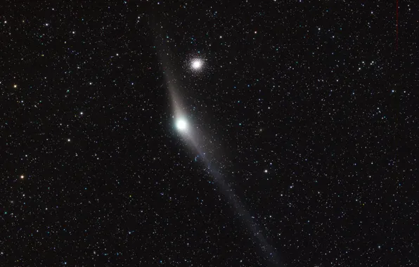 Картинка звезды, M92, шаровое звездное скопление, комета Гаррадда