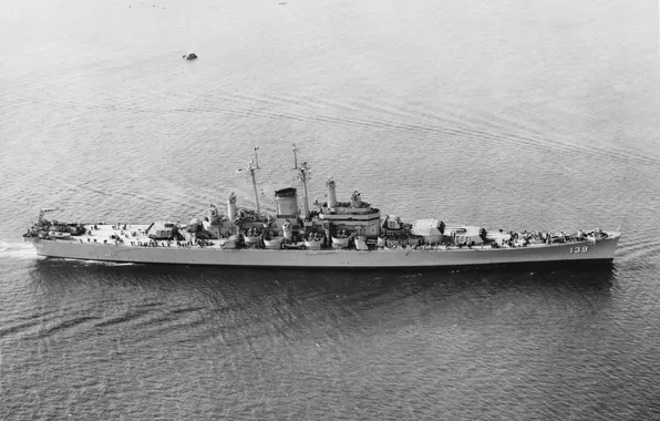 1949, USS Salem (CA 139), Heavy Cruiser, At sea