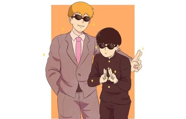 Mob Psycho 100, Кагеяма Шигео, Моб психо 100, Рейген Аратака, by azurite