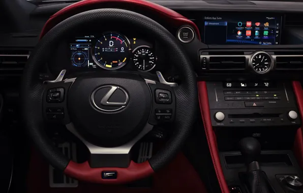 Lexus, салон, Track Edition, RC F, 2019