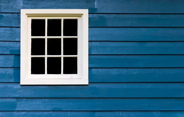White, wood, blue, window