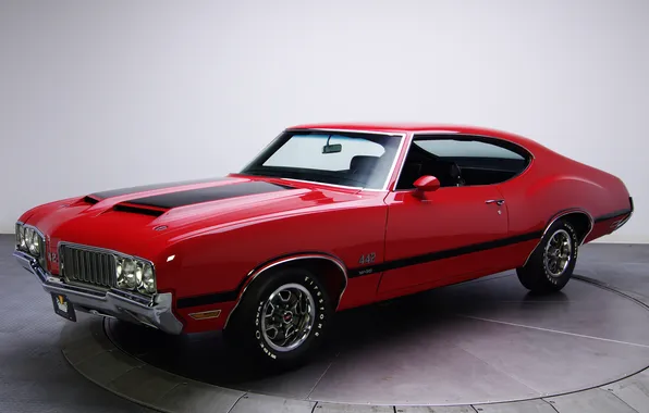 Картинка ретро, мускул кар, классика, retro, muscle car, 1970, classic, oldsmobile