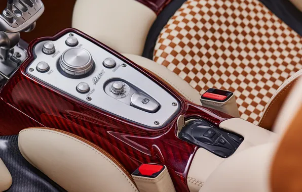 Roadster, суперкар, Pagani, supercar, Utopia, 2024, детали интерьера, Pagani Utopia Roadster