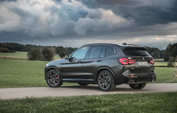 BMW, БМВ, вид сзади, xDrive, xDrive30d, M Sport, 2021