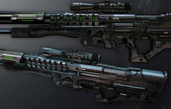 Будущее, технологии, Crysis, автоматическое оружие