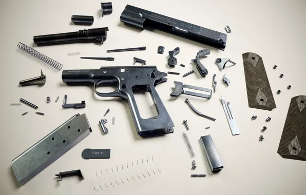Colt 1911, Самозарядный пистолет, США / 1949, .045 ACP