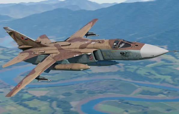 СССР, Су-24М, Фронтовой бомбардировщик, ОКБ П.О. Сухого