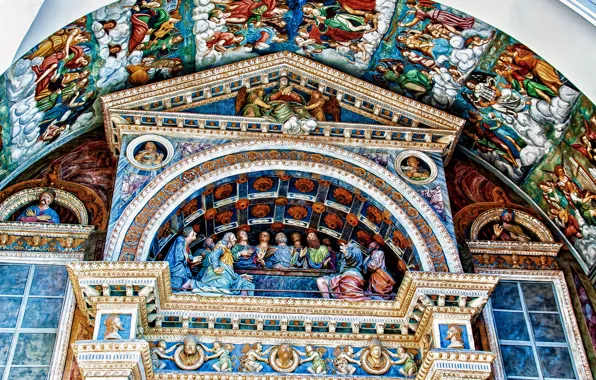 Картинка краски, Италия, собор, религия, Аоста, Валле-д'Аоста
