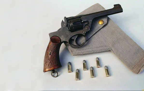 Великобритания, патроны, кобура, Револьвер, Webley &amp; Son Company, Webley, табельный револьвер