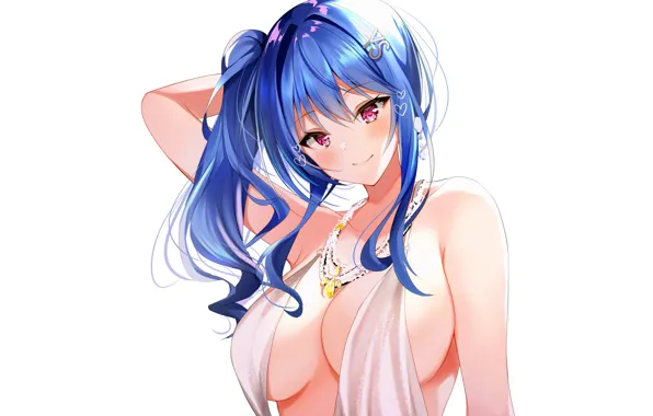 Girl, sexy, dress, boobs, anime, beautiful, pretty, erotic