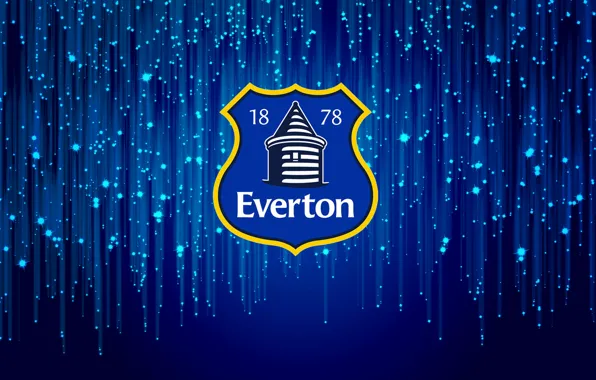 Wallpaper, artwork, 2014 logo, Everton FC