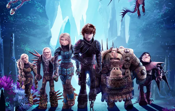 Драконы, персонажи, Как приручить дракона 3, How to Train Your Dragon The Hidden World