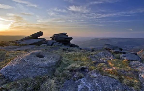 Небо, пейзаж, горы