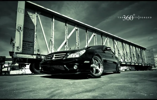 Картинка Mercedes, CLS 55, on 360 Forged Straight 5ive