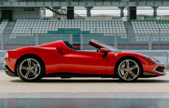 Картинка вид сбоку, 2022, Assetto Fiorano, Ferrari 296 GTS