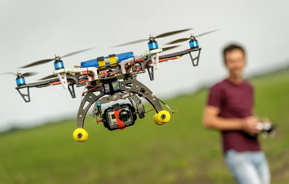 Flying, camera, technology, drone, camcorder, quadcopter