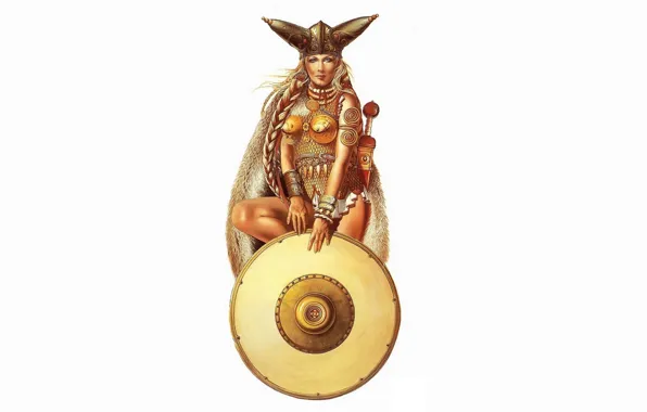 Меч, Щит, Sword, Shield, Шкура, Boudica, Лорика, Крисс Ахиллеос