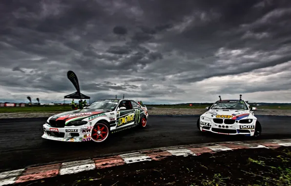 Bmw, drift, cars, monster energy, sports