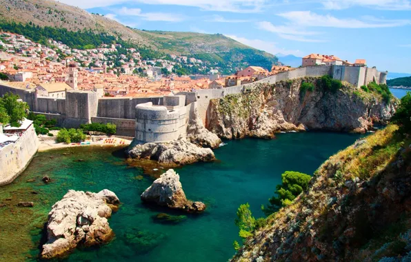 Картинка море, вода, пейзаж, sea, landscape, water, Хорватия, Croatia