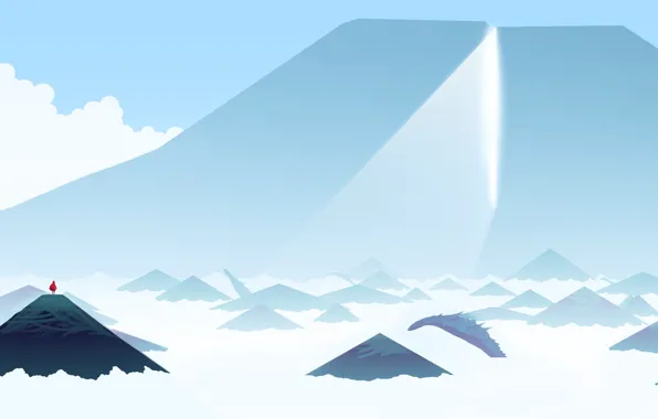 Небо, снег, горы, Journey