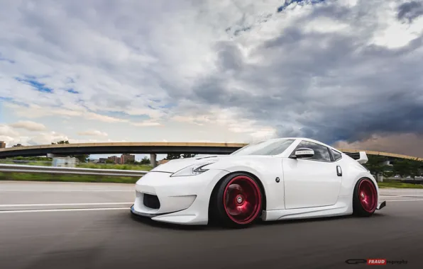 Nissan, turbo, white, japan, jdm, tuning, speed, 370z