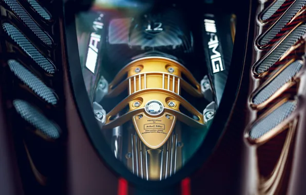 Картинка Pagani, AMG, Huayra, engine, Pagani Huayra Roadster