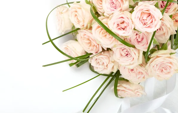 Розы, букет, pink, flowers, roses, розовые розы