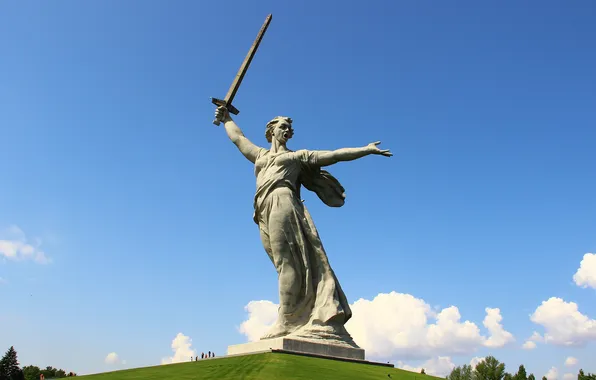 Скульптура, Память, Волгоград, Volgograd, Мамаев курган, Mamayev Kurgan, Родина-мать зовет, The Motherland Calls