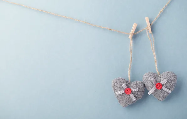 Игрушки, Сердечки, Пара
