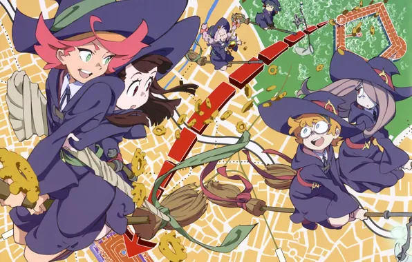 Girl, hat, anime, asian, witch, japanese, oriental, asiatic
