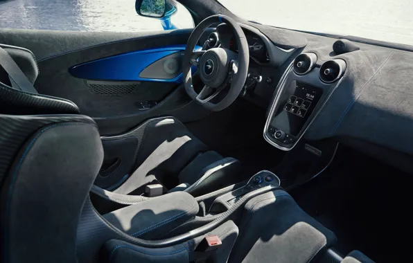 McLaren, суперкар, салон, MSO, 2019, 600LT, Comet Fade