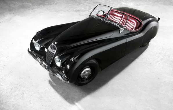 Картинка авто, ретро, обои, Jaguar, ягуар, wallpaper, 1953, кабриолет