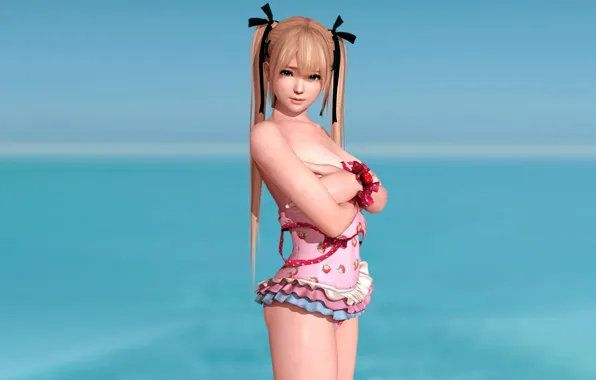 Girl, sexy, Anime, dead or alive, long hair, beautiful, pretty, erotic