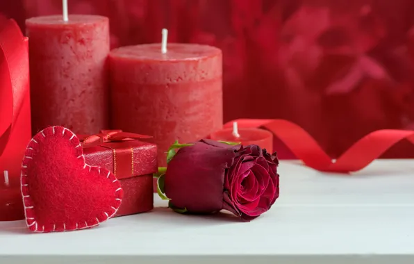 Картинка любовь, розы, свечи, красные, red, love, flowers, romantic