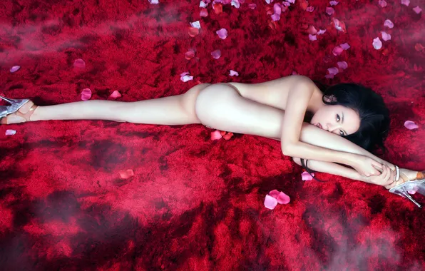 Girl, ass, asian, penties.