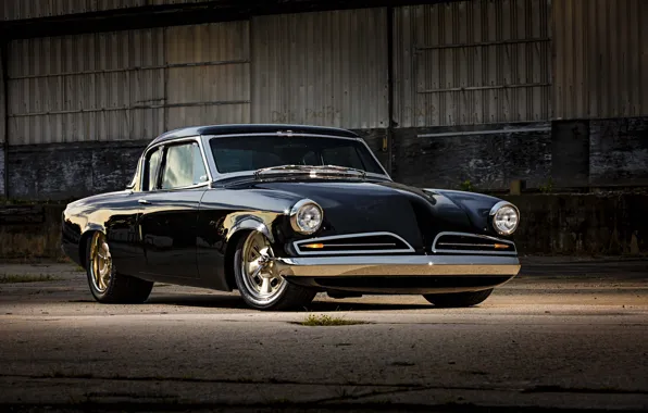 1953, Black, Coupe, Tuning, Studebaker, Commander