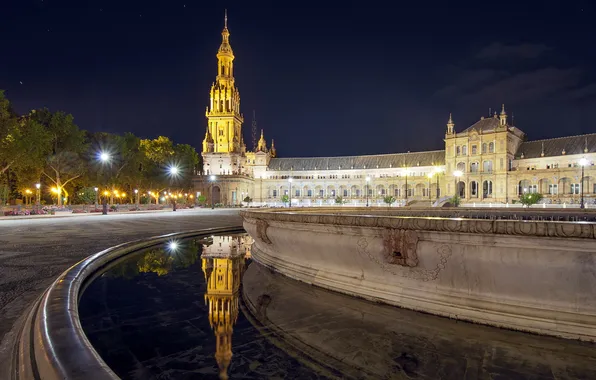 Spain, reflection, sevilla