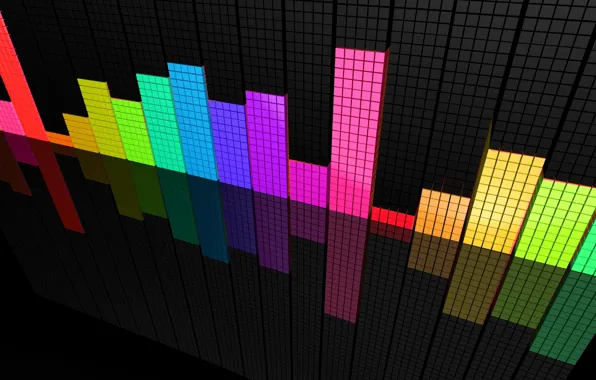 Colorful, Equalizer, Perspective