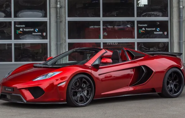 Вид, McLaren, вишнёвый