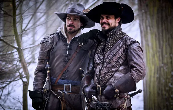 Сериал, Арамис, Портос, Мушкетеры, The Musketeers, Howard Charles, Santiago Cabrera, Aramis