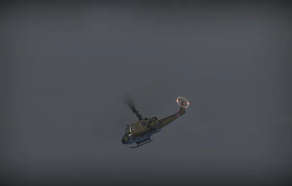 Картинка вертолет, war thunder, Bell UH-1 Iroquois